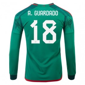 Mexico Andres Guardado 18 2023/2024 Hemma Fotbollströjor Långärmad